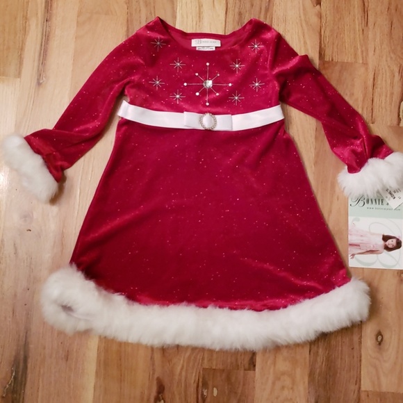 Holiday Sparkle White Dress Girl